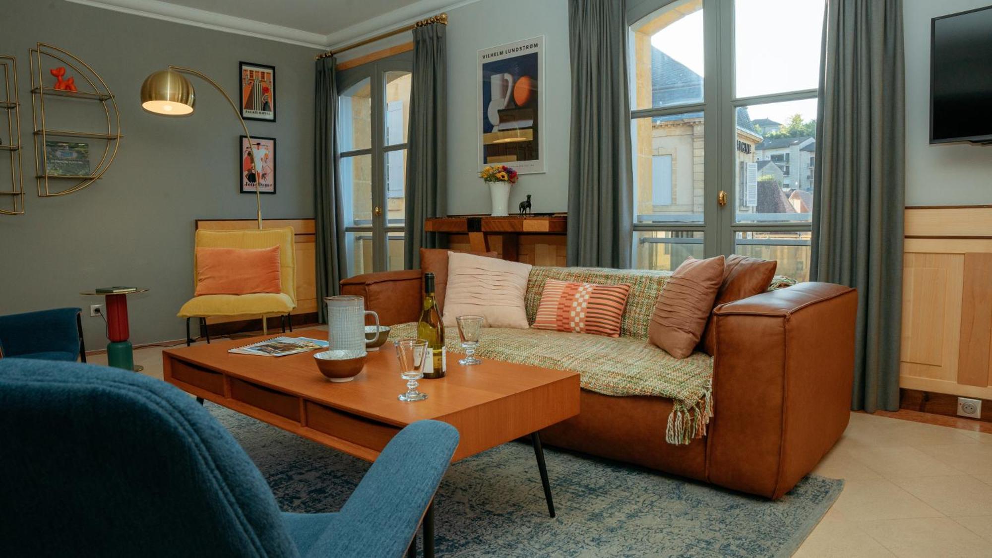 Superbe Appartement 132M2, Classe 5 Etoiles, Sarlat Centre Kültér fotó